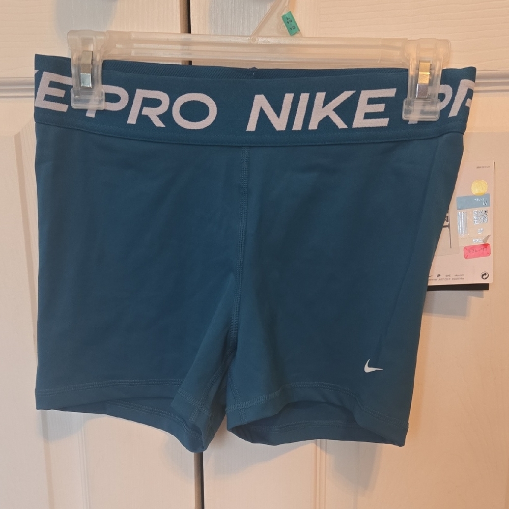 Nike Pro Teal Performance Shorts